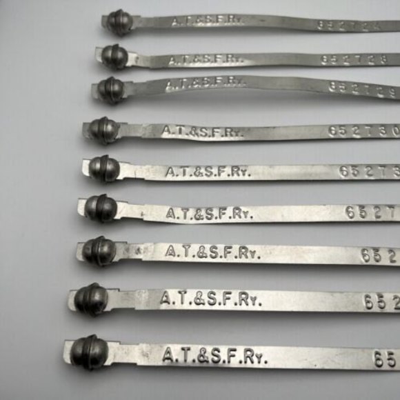 Atchison Topeka and Santa Fe Railway Box Car Door Security Seals A.T. & S.F.RY. - Picture 3 of 11